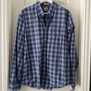 J. Crew Secret Wash shirt in heather poplin